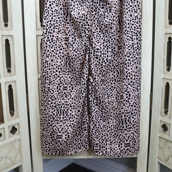 Nasty Gal Animal Spot Tie Front Beach Top and Trousers Size 2 New - Picture 7 of 12